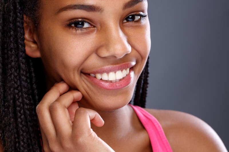 young adult with a beautiful smile